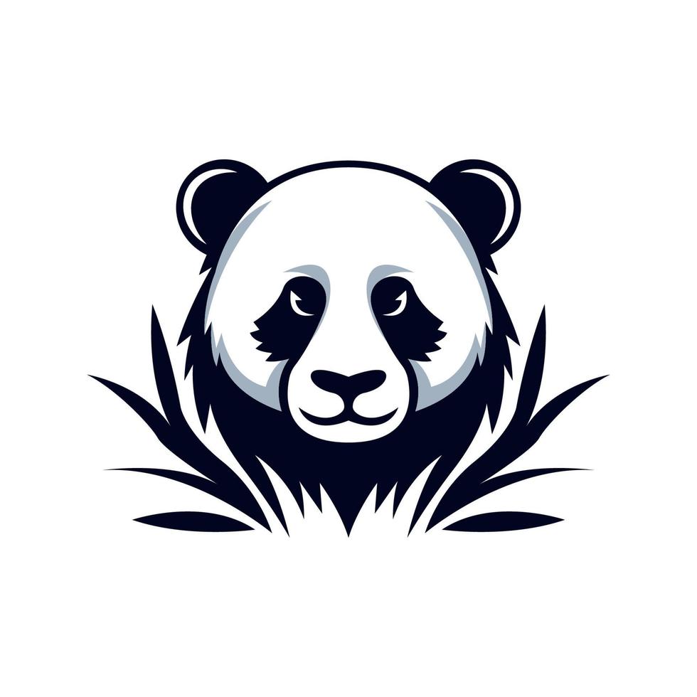 panda portafortuna logo concetto vettore illustrazione cartone animato. adatto per logo, sfondo, striscione, sfondo, carta, libro illustrazione, maglietta disegno, etichetta, coperchio, eccetera