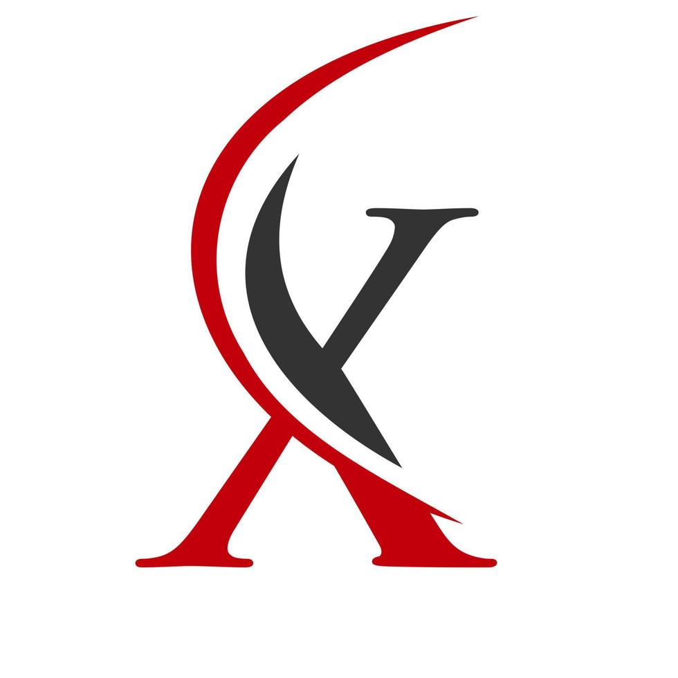 moderno lettera X logo modello vettore