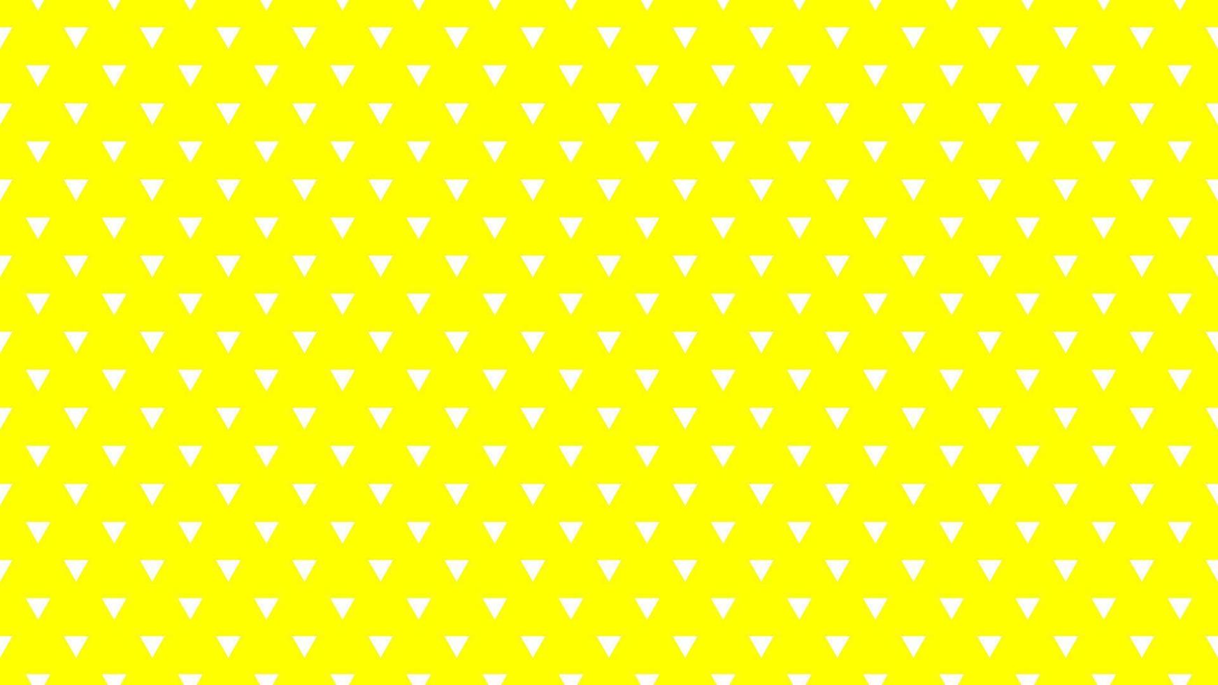 bianca colore triangoli al di sopra di giallo sfondo vettore