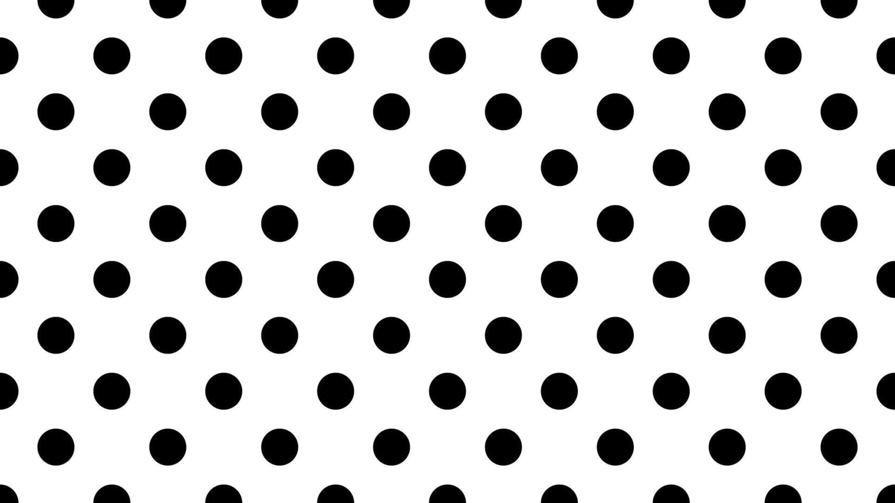 nero colore polka puntini al di sopra di bianca sfondo vettore