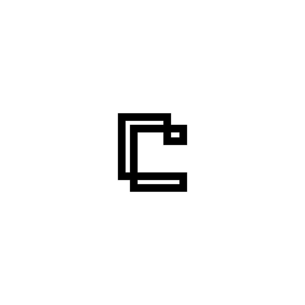 moderno lettera c logo vettore design modello
