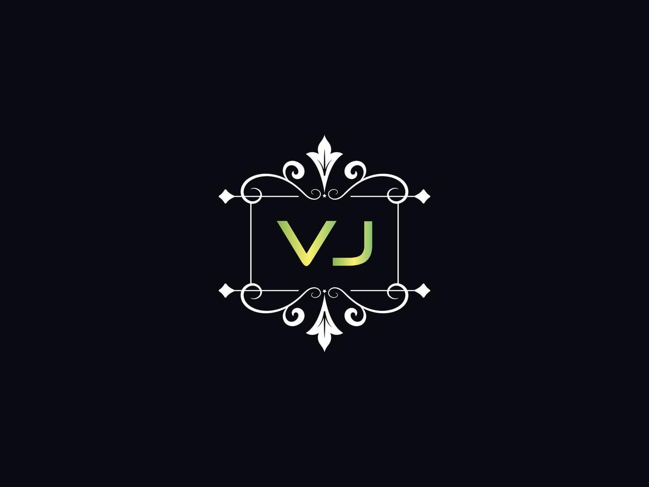 semplice vj logo lettera, capitale vj lusso logo icona vettore