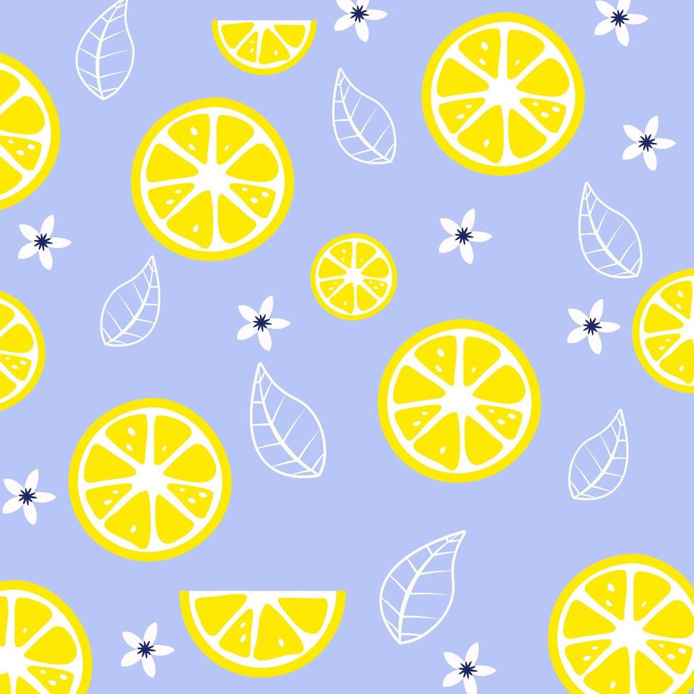 vettore senza soluzione di continuità modello di fresco giallo Limone frutta