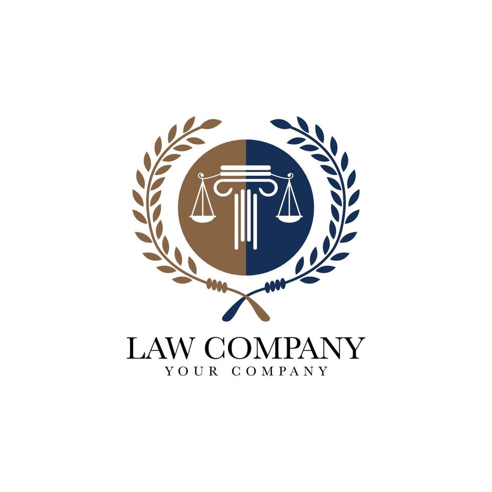 legale legge azienda con pilastri logo icona vettore modello. avvocato legge azienda avvocato creativo logo moderno semplice vettore modificabile modello lusso, vettore logo modello.