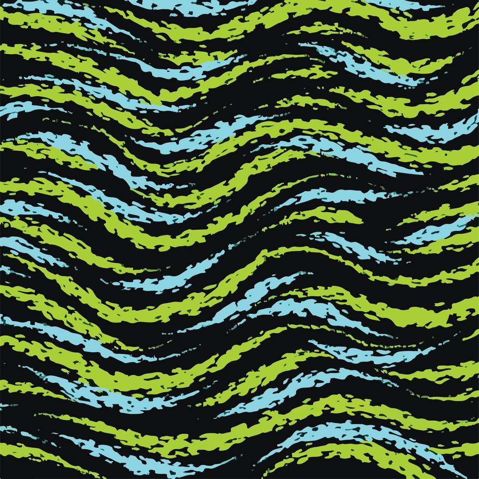 blu e verde spazzola ictus strutturato Linee vettore sfondo isolato su nero piazza modello per sociale media inviare, sciarpa Stampa, tessile e carta Stampa, manifesto, opuscolo, parete sfondo.