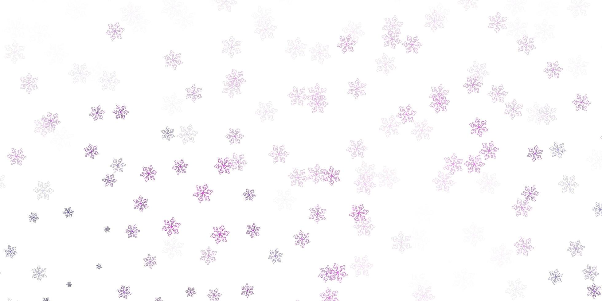 viola chiaro, layout naturale rosa con fiori. vettore