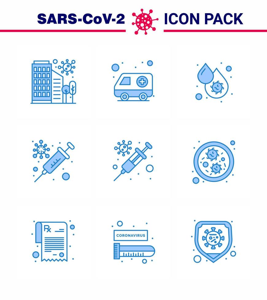 coronavirus precauzione suggerimenti icona per assistenza sanitaria linee guida presentazione 9 blu icona imballare come come vaccino influenza ospedale piastrine dengue virale coronavirus 2019 nov malattia vettore design elementi