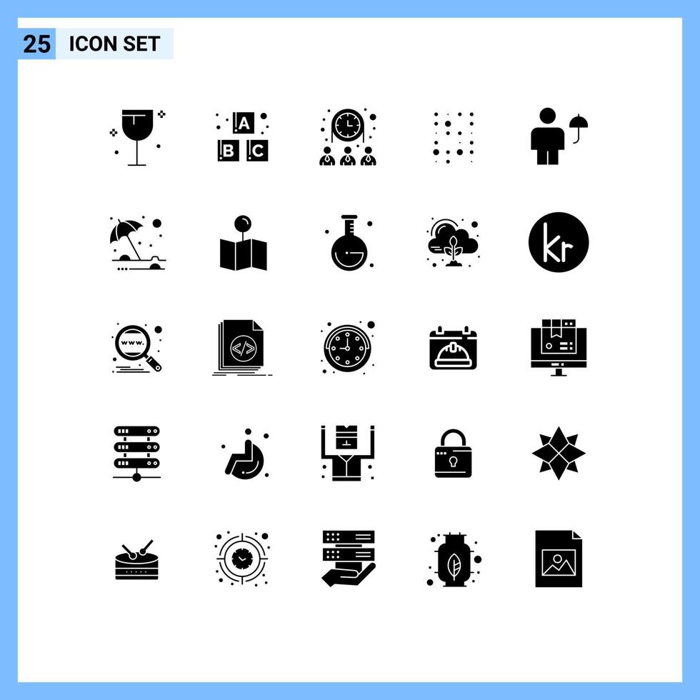 25 creativo icone moderno segni e simboli di umano avatar persone scince dati modificabile vettore design elementi