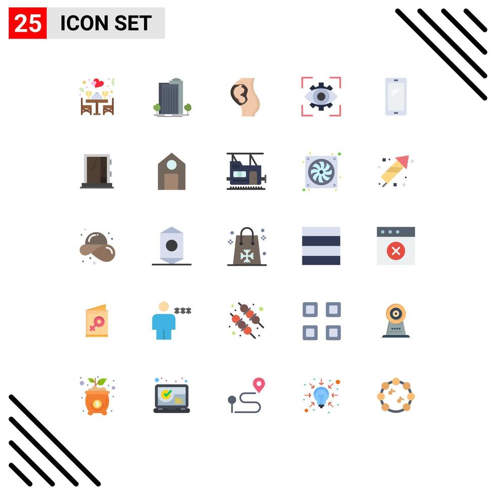 25 creativo icone moderno segni e simboli di Visualizza messa a fuoco inteligente vista ostetricia modificabile vettore design elementi