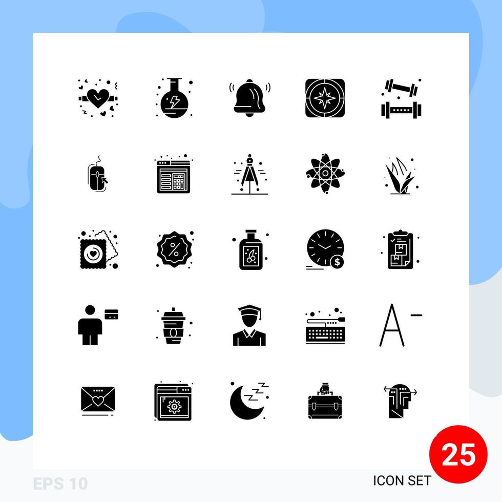25 creativo icone moderno segni e simboli di gioco attività comunicazione viaggio direzione modificabile vettore design elementi