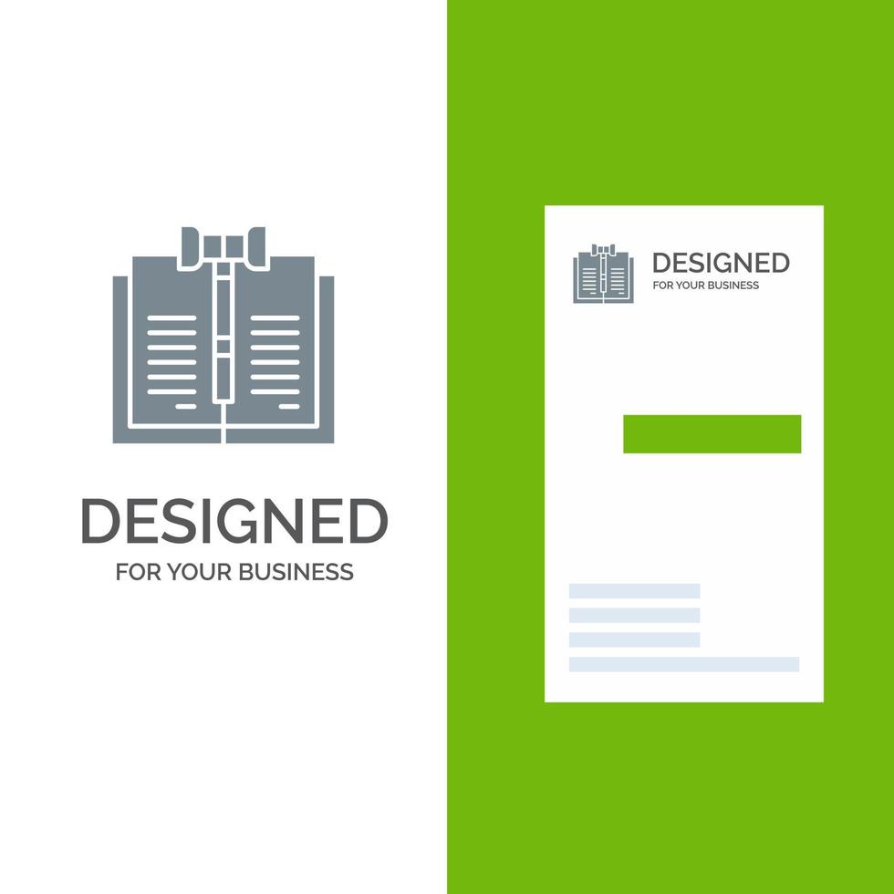 attività commerciale diritto d'autore digitale legge record grigio logo design e attività commerciale carta modello vettore
