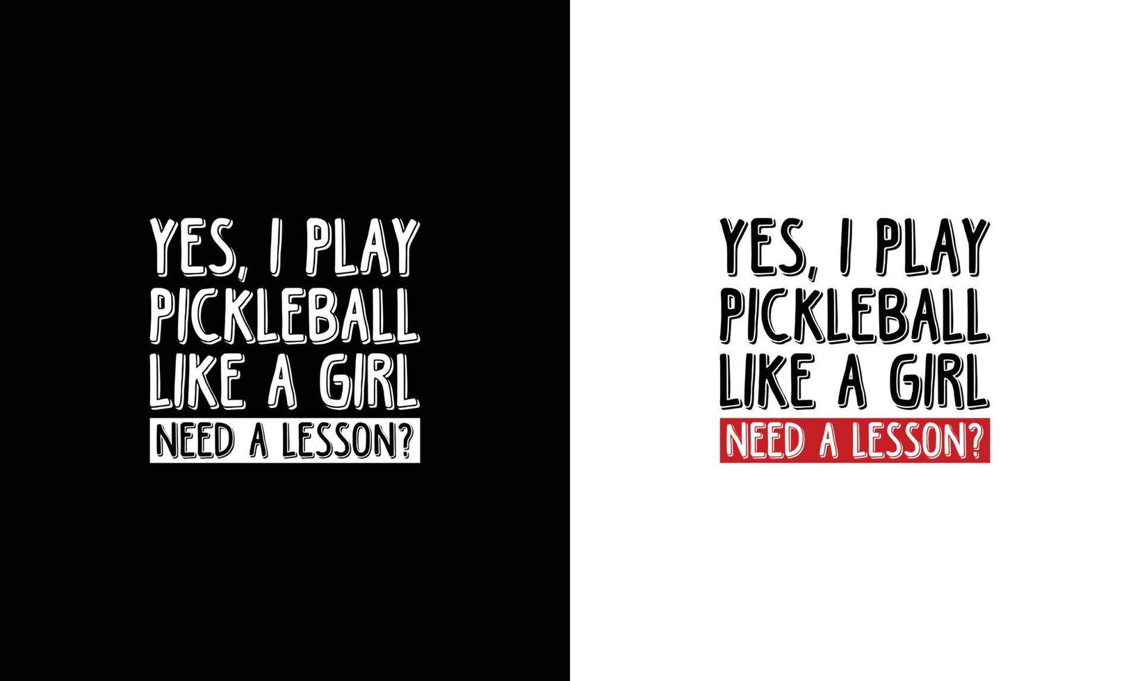 pickleball citazione t camicia disegno, tipografia vettore