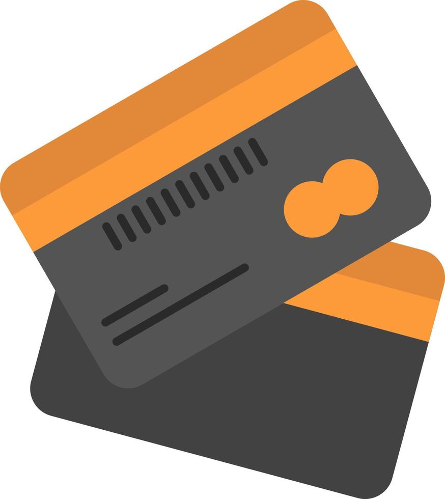 credito carta attività commerciale carte credito carta finanza i soldi shopping piatto colore icona vettore icona bandiera modello