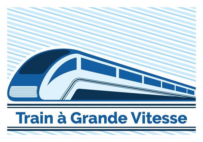 Treno A Grande Vitesse vettore