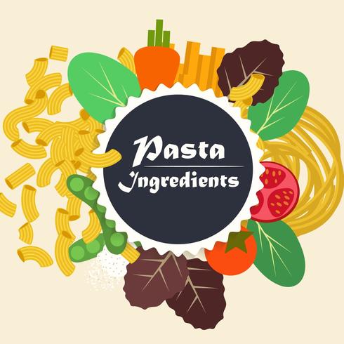 Ingredienti Pasta Vector