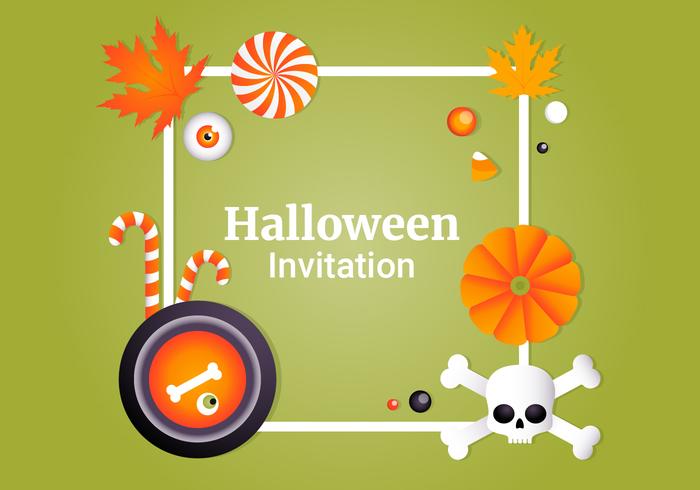 Raccolta di elementi vettoriali gratis di Halloween