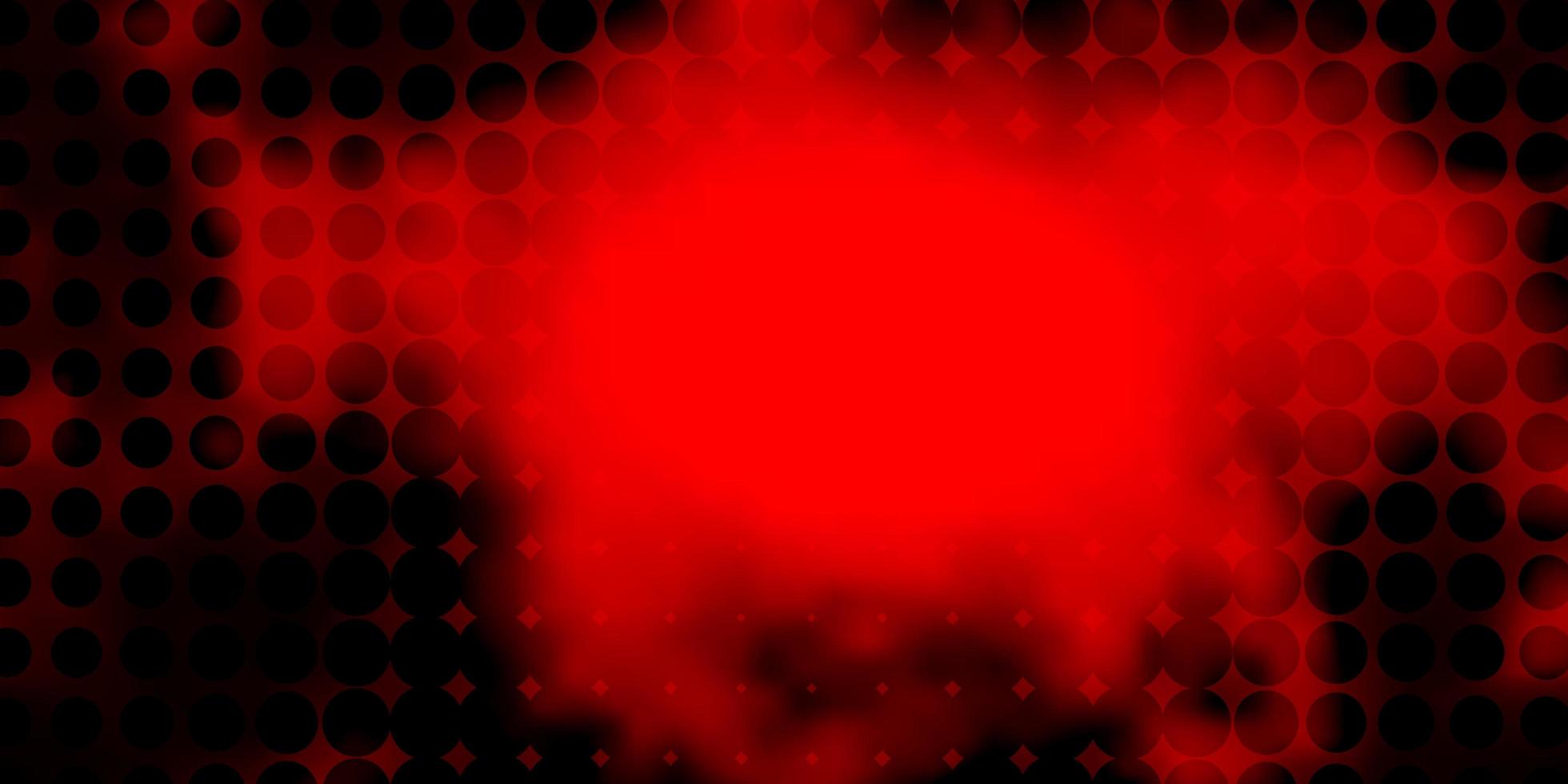 layout vettoriale rosso scuro con cerchi.