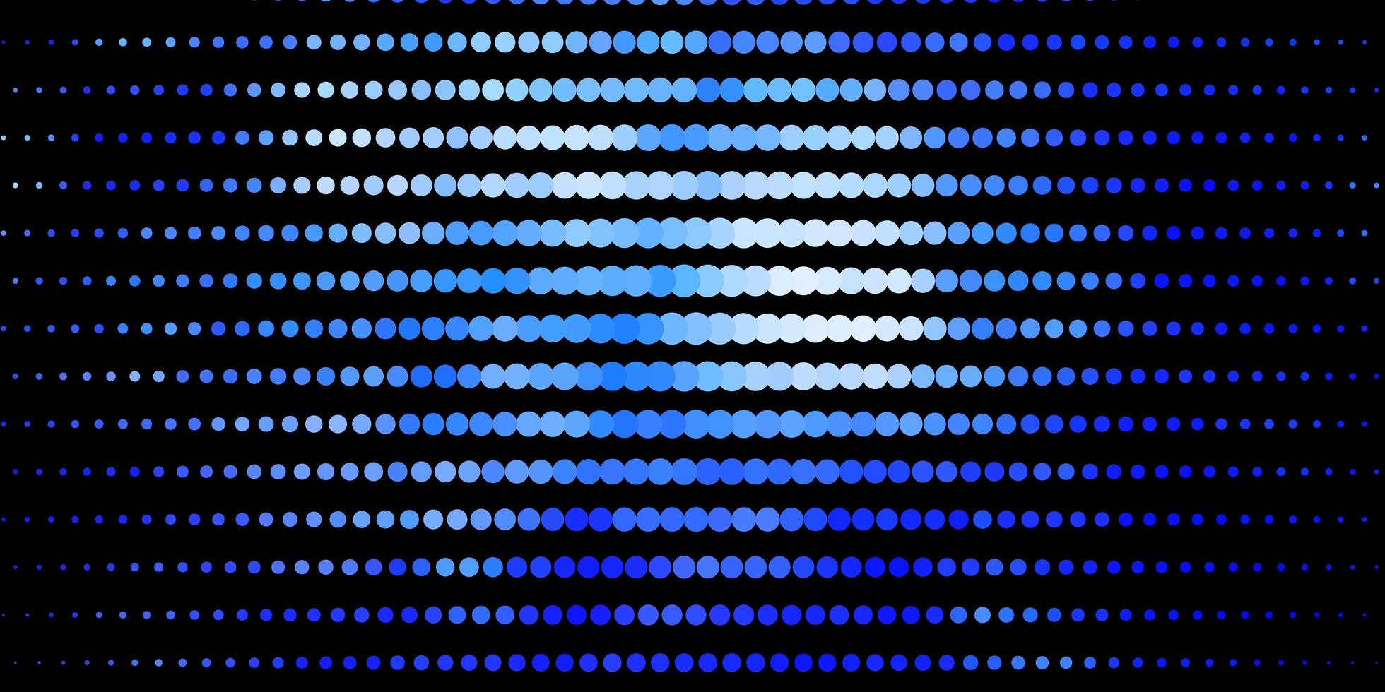 sfondo vettoriale blu scuro con punti.
