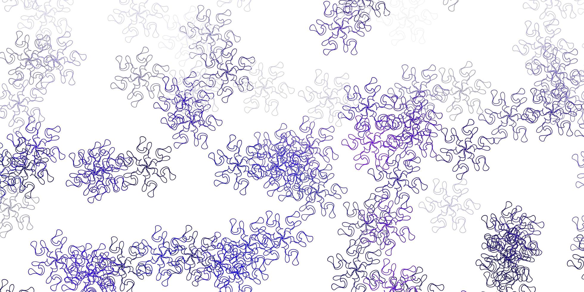 layout naturale vettoriale viola chiaro con fiori.