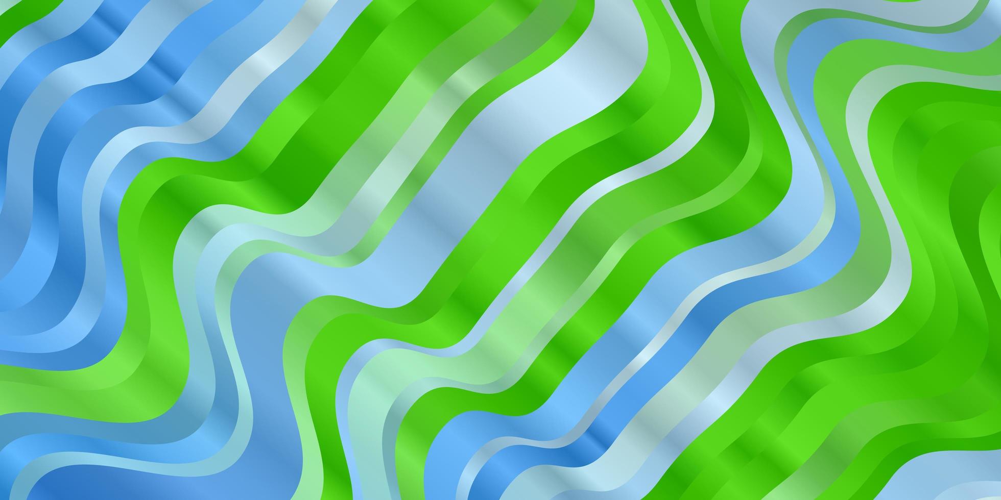 modello vettoriale azzurro, verde con linee ironiche.