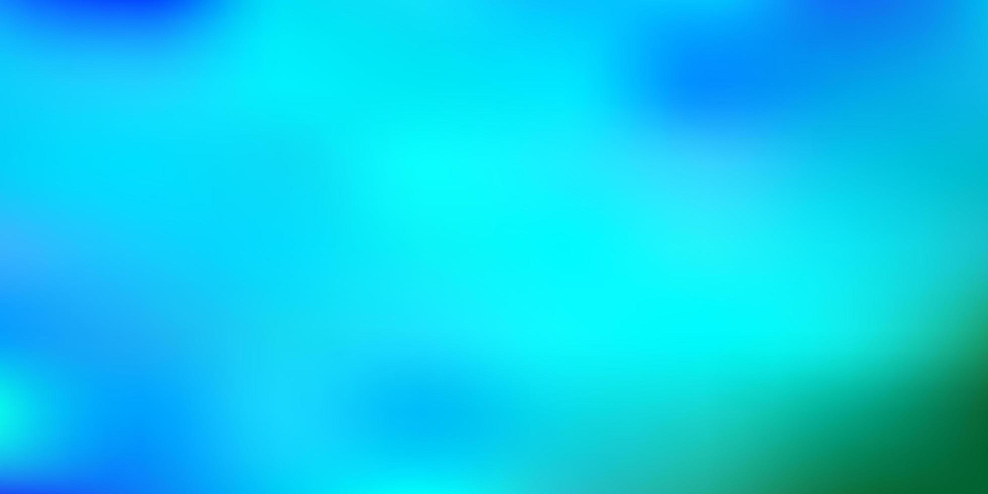 layout di sfocatura gradiente vettoriale blu chiaro, verde.
