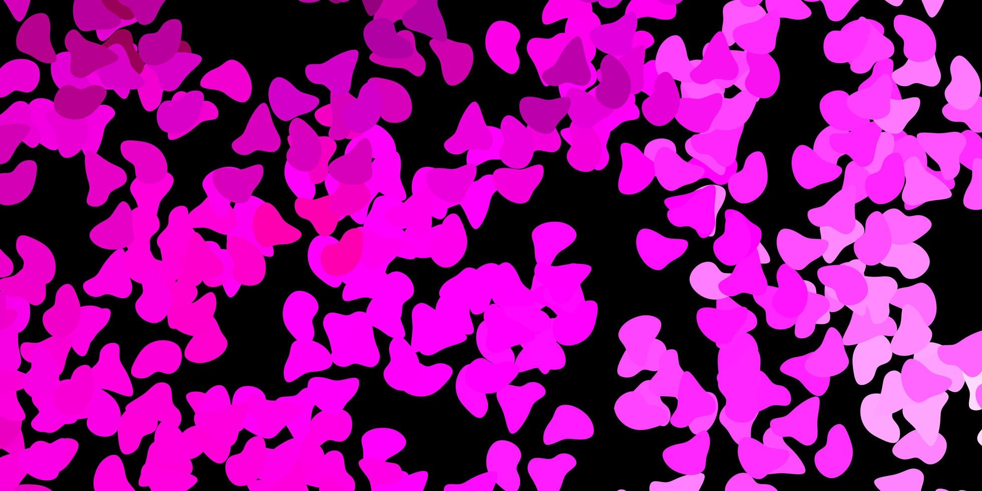 trama vettoriale rosa scuro con forme di memphis.