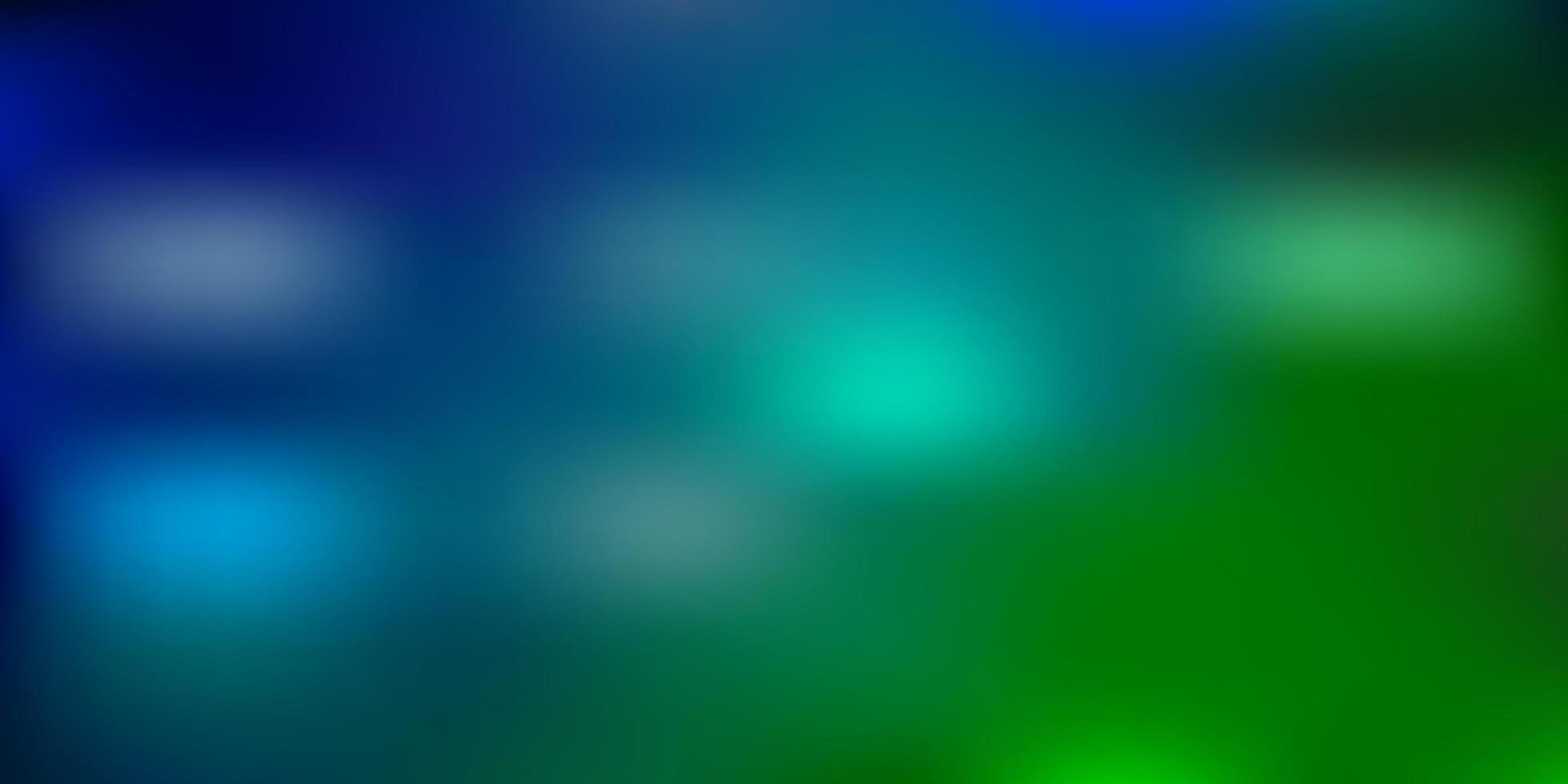 layout sfocato vettoriale blu chiaro, verde.