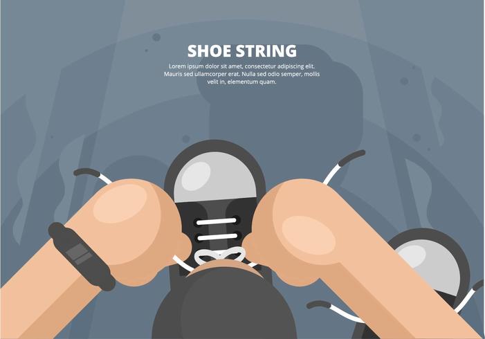 Illustrazione di Shoestring vettore