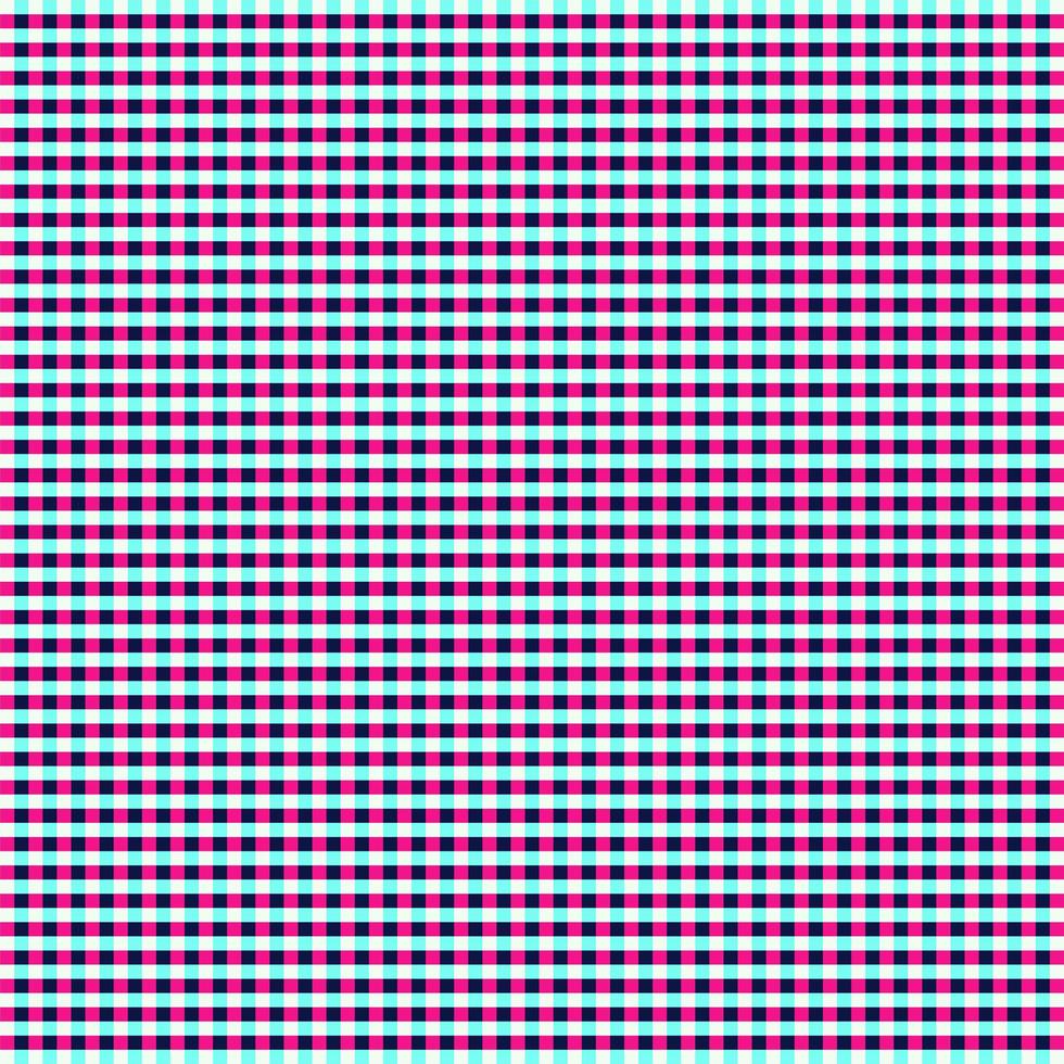 blu e rosa tovaglia percalle seamless disegno vettoriale. motivo di sfondo plaid blu e rosa vettore