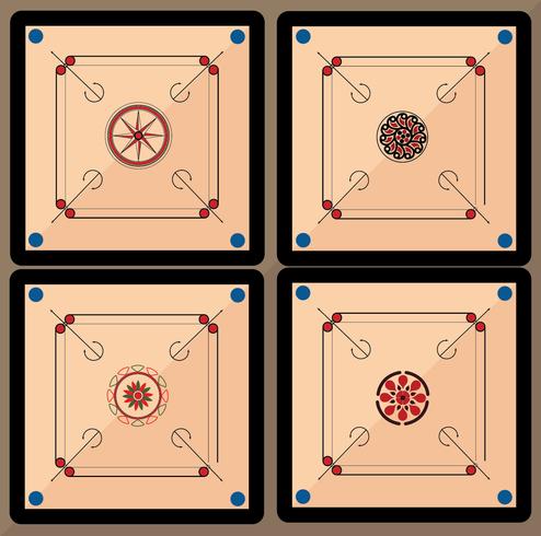 Pacchetto di vettore della scheda di Carrom