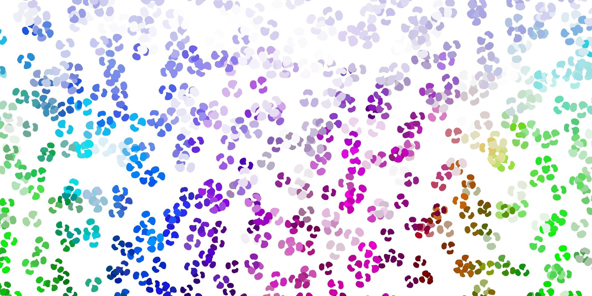texture vettoriale multicolore leggera con forme di memphis.