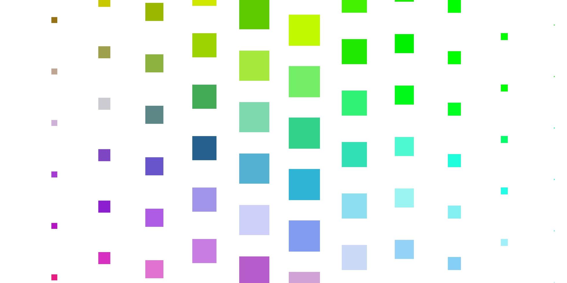 sfondo vettoriale multicolore chiaro con rettangoli.