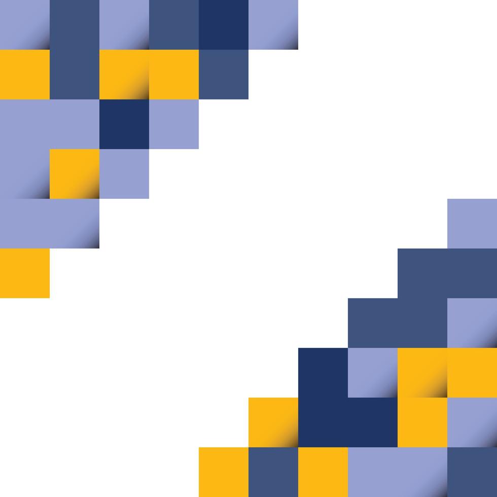 buio blu e giallo astratto piazze sfondo design per manifesto aviatore copertina opuscolo vettore