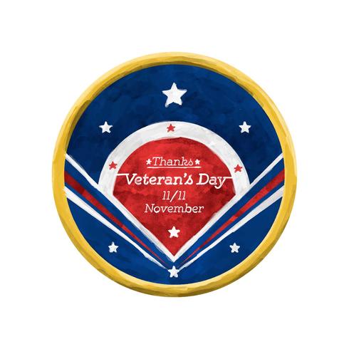 Veteran's Day Watercolor Vector