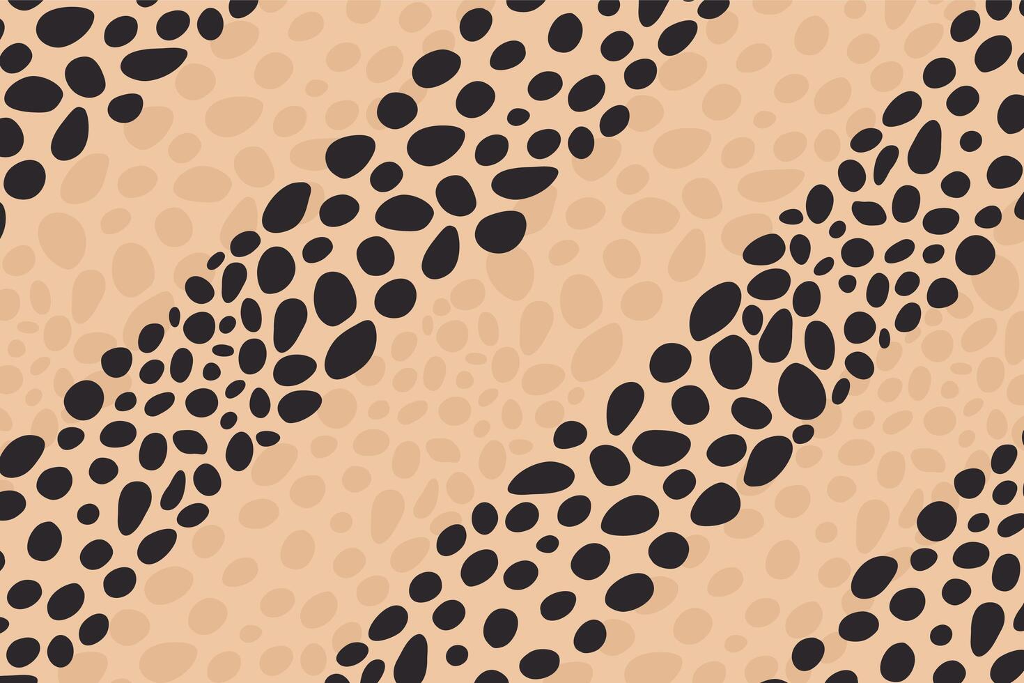 puntini astratti design animalier. disegno di stampa leopardo. sfondo di pelle di ghepardo. vettore