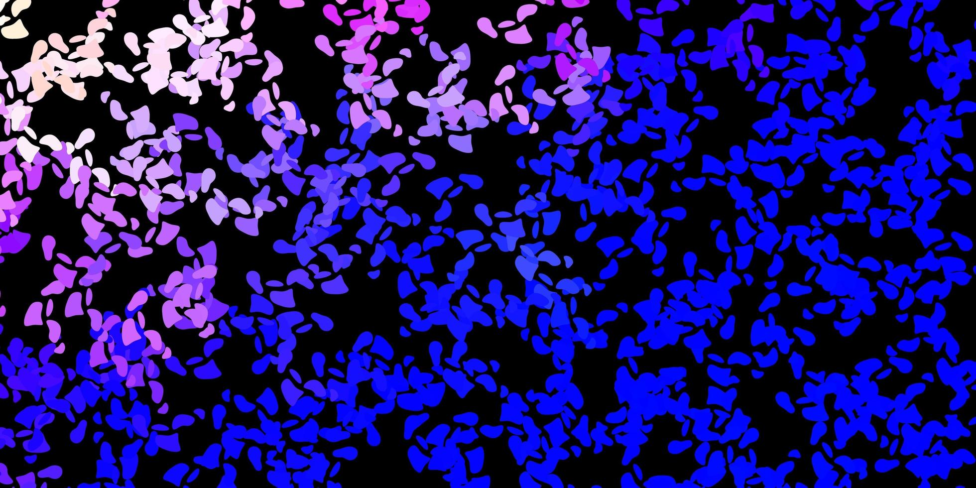 modello vettoriale rosa scuro, blu con forme astratte.