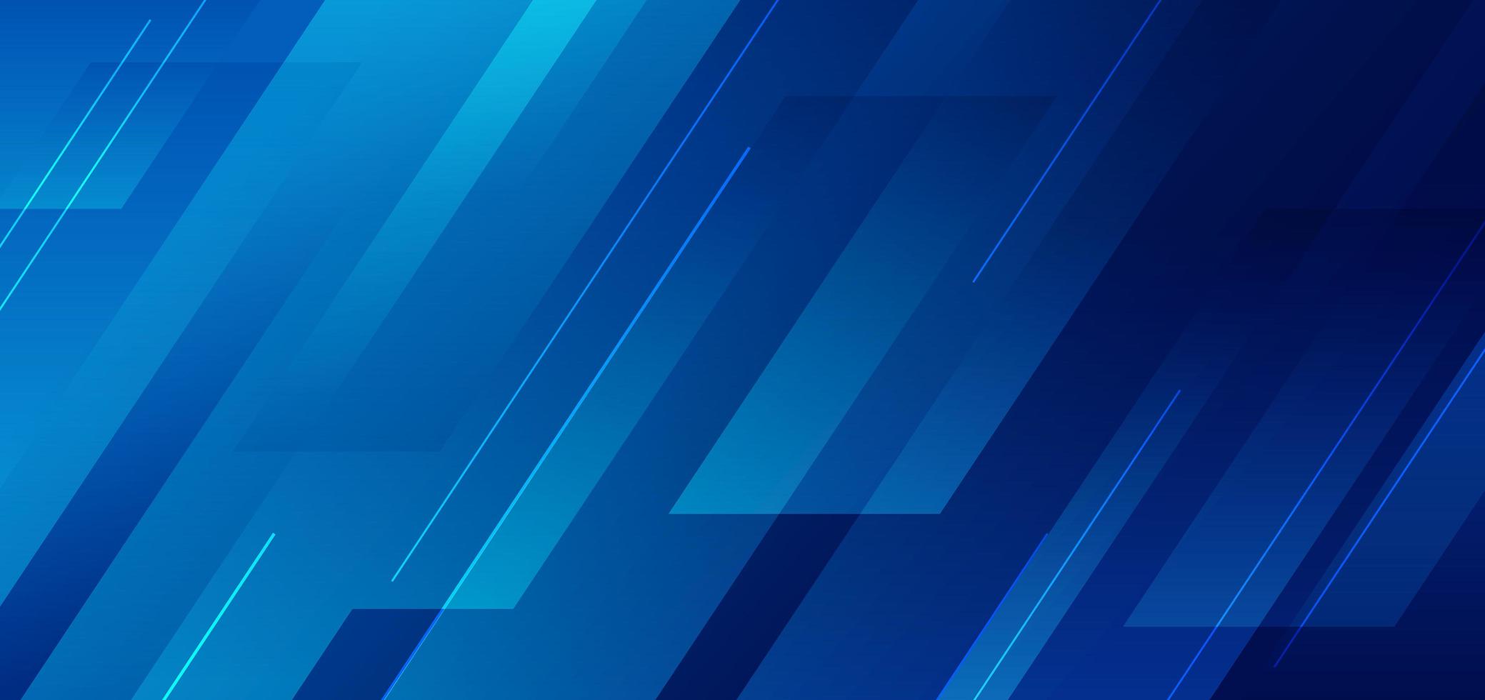 geometrica diagonale blu astratta con sfondo di tecnologia moderna linea. vettore