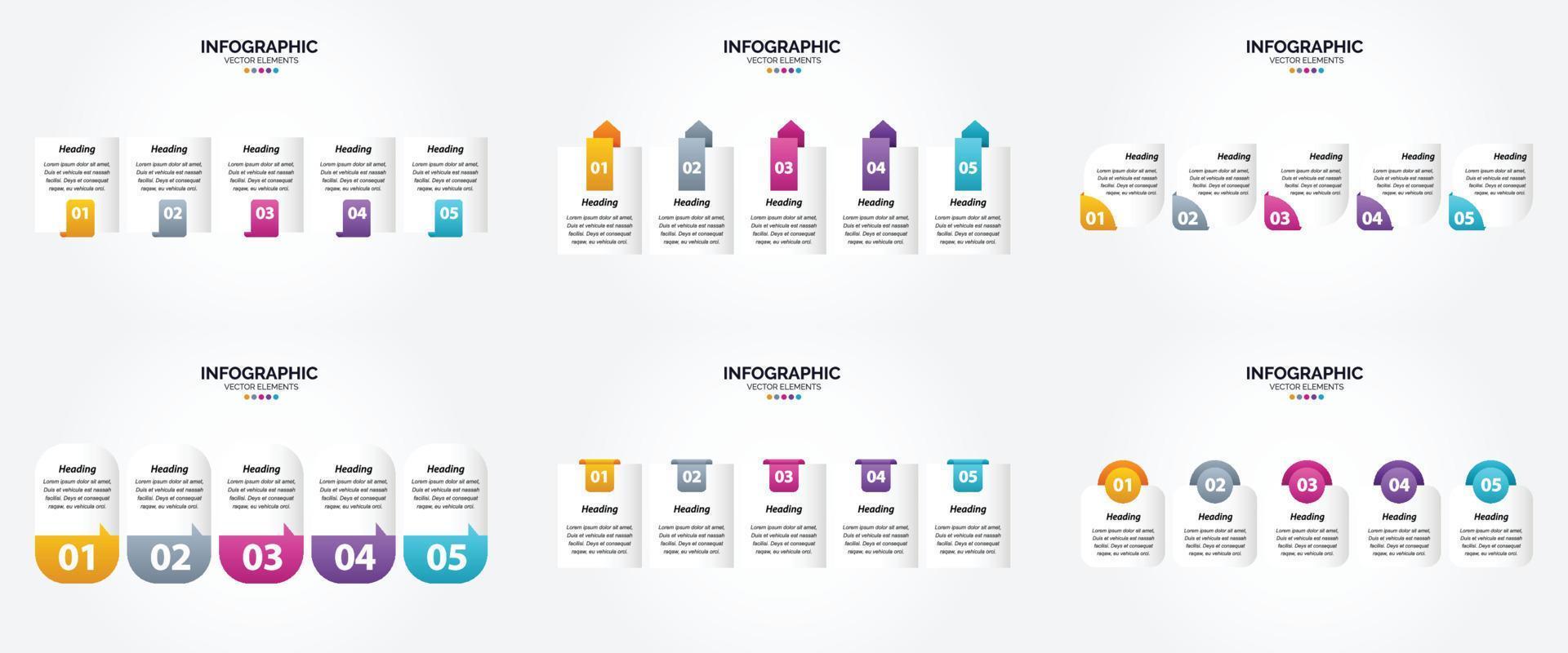 vettore illustrazione infografica piatto design impostato per pubblicità opuscolo aviatore e rivista