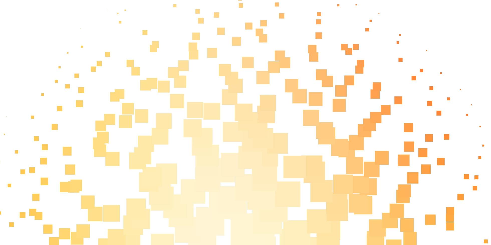 sfondo vettoriale arancione chiaro con rettangoli.