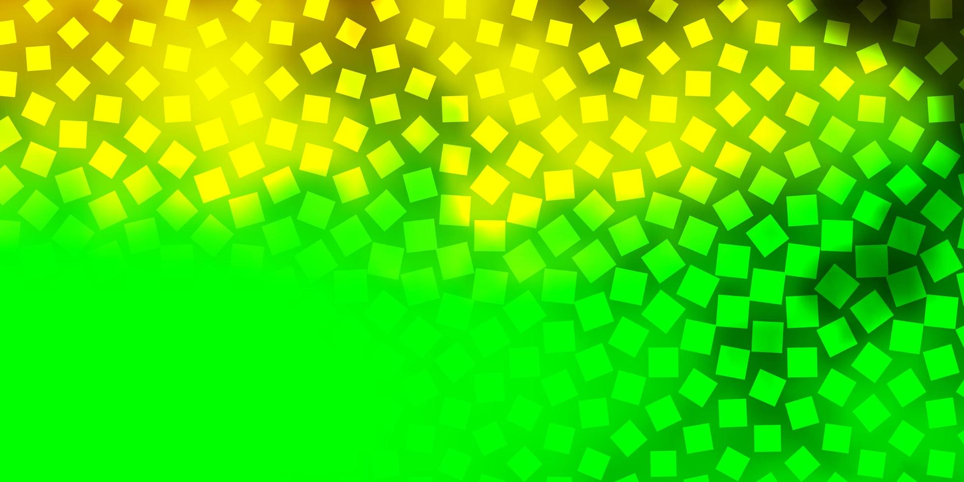 modello vettoriale verde chiaro, giallo con rettangoli.