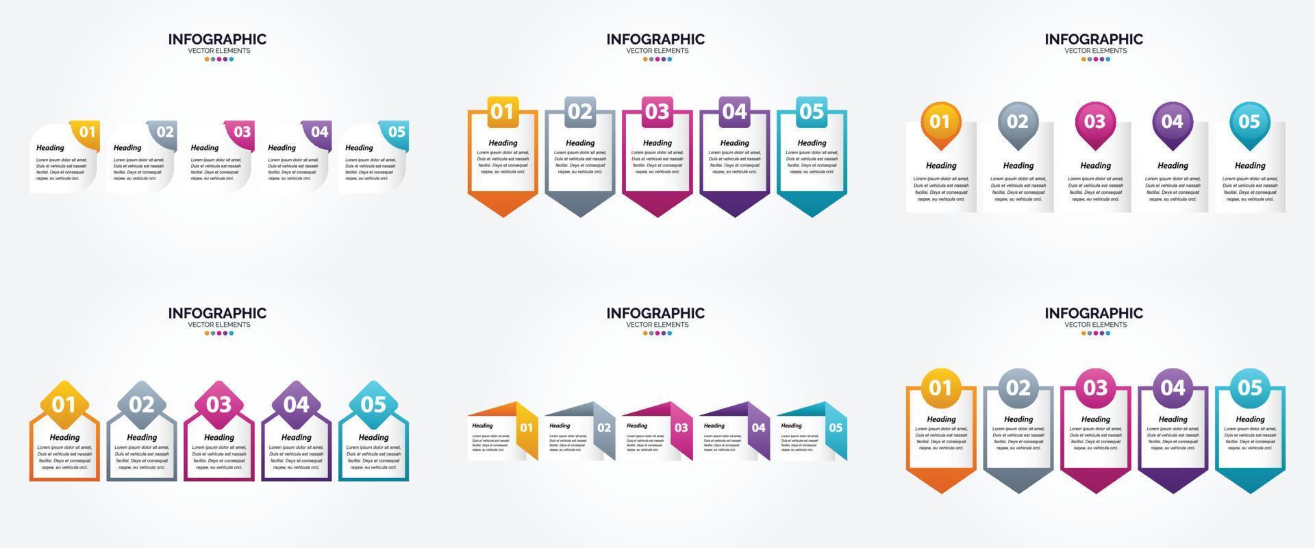 vettore illustrazione infografica piatto design impostato per pubblicità opuscolo aviatore e rivista