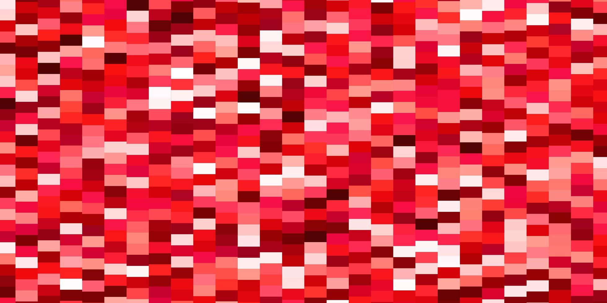 trama vettoriale rosso chiaro in stile rettangolare.