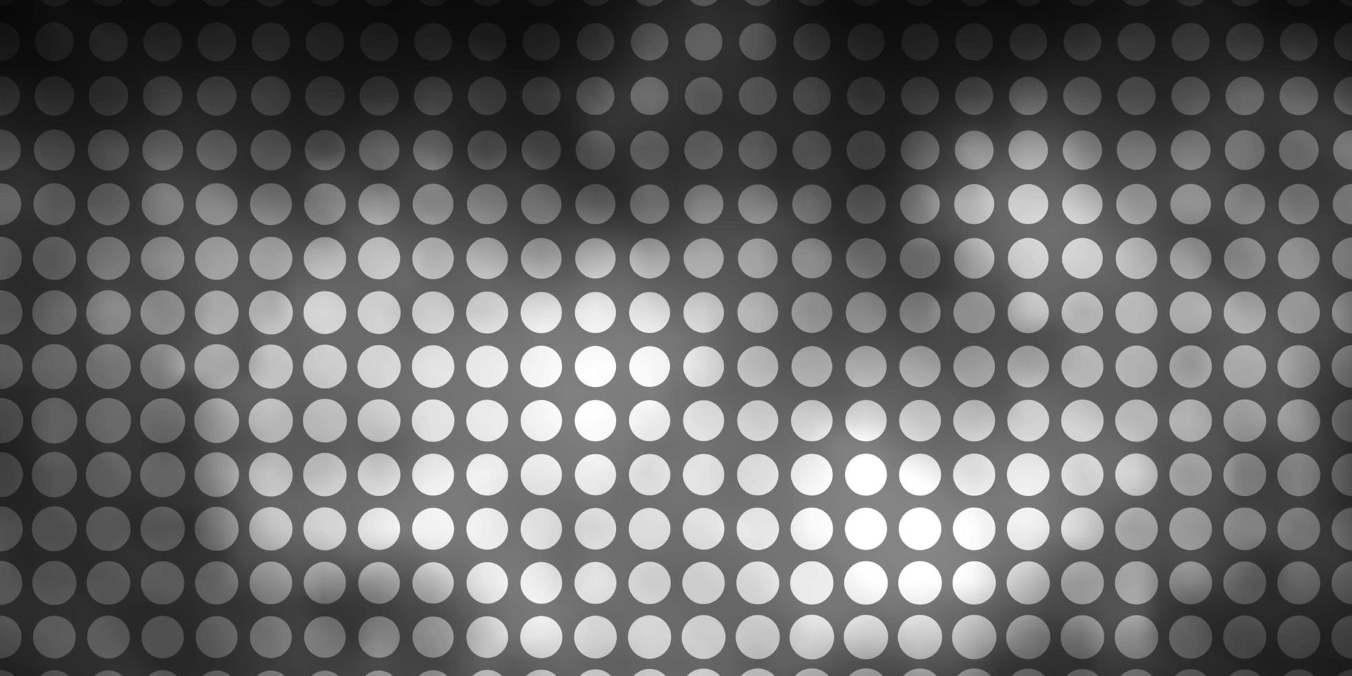 sfondo vettoriale grigio chiaro con cerchi.