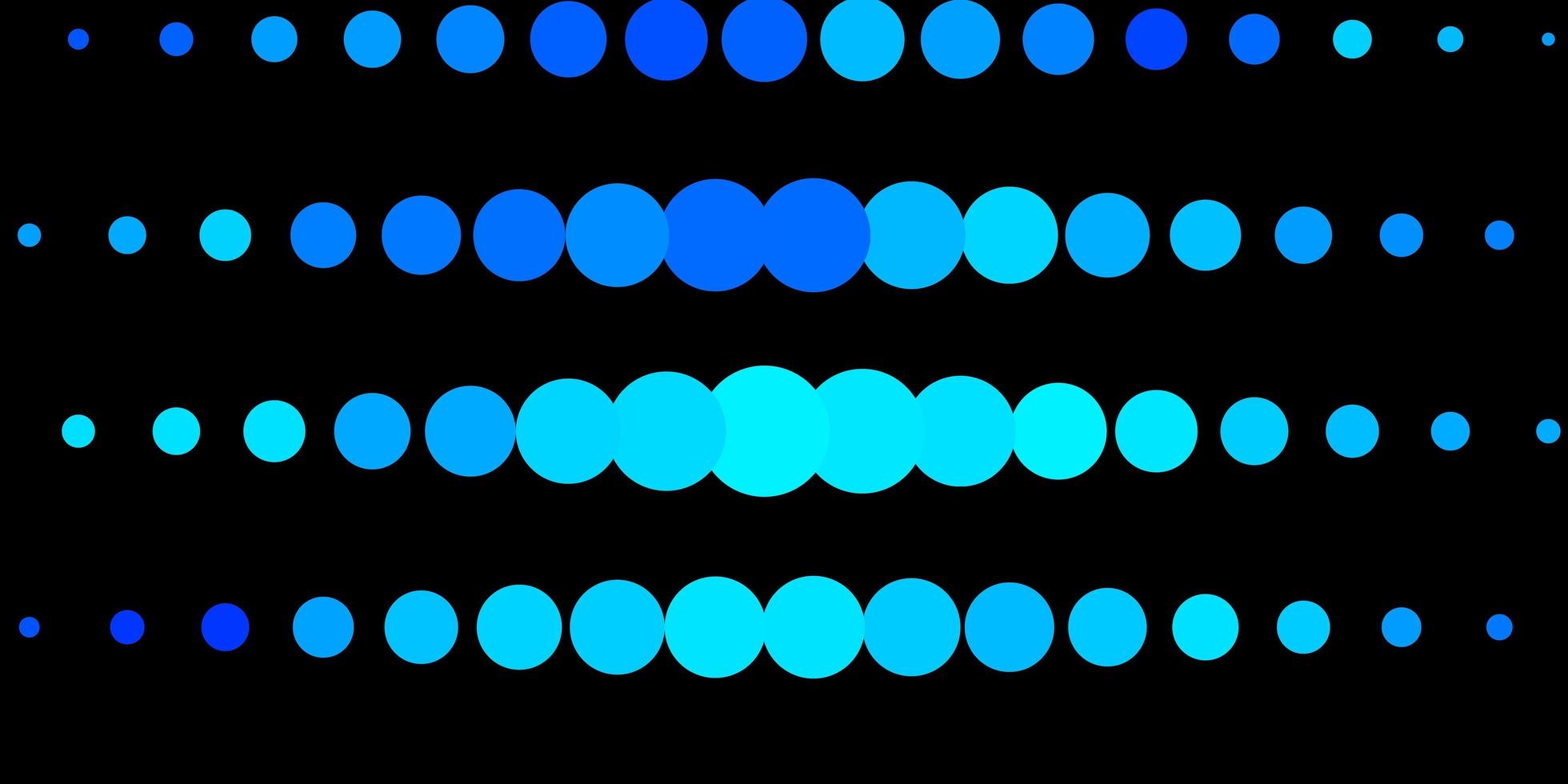 layout vettoriale azzurro con cerchi.