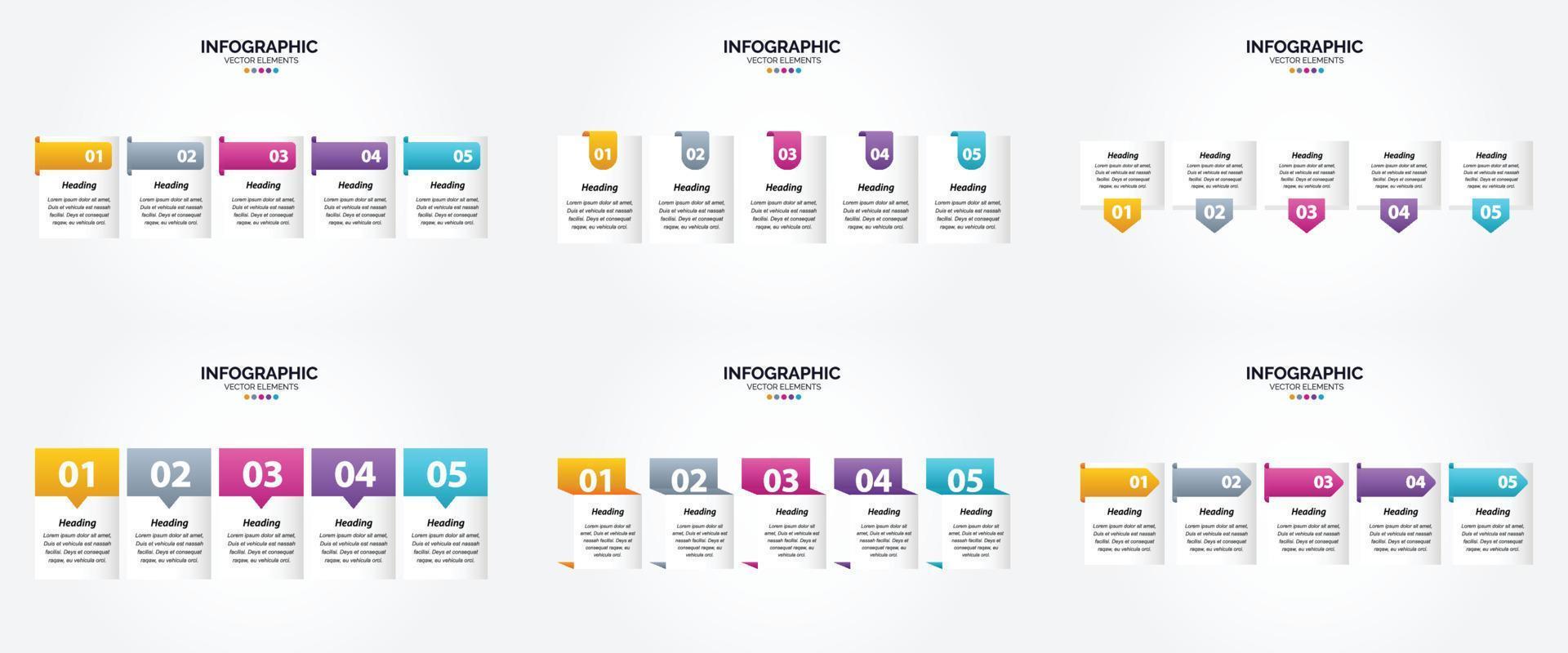 vettore illustrazione infografica piatto design impostato per pubblicità opuscolo aviatore e rivista