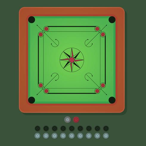 Vettori iconici di Carrom