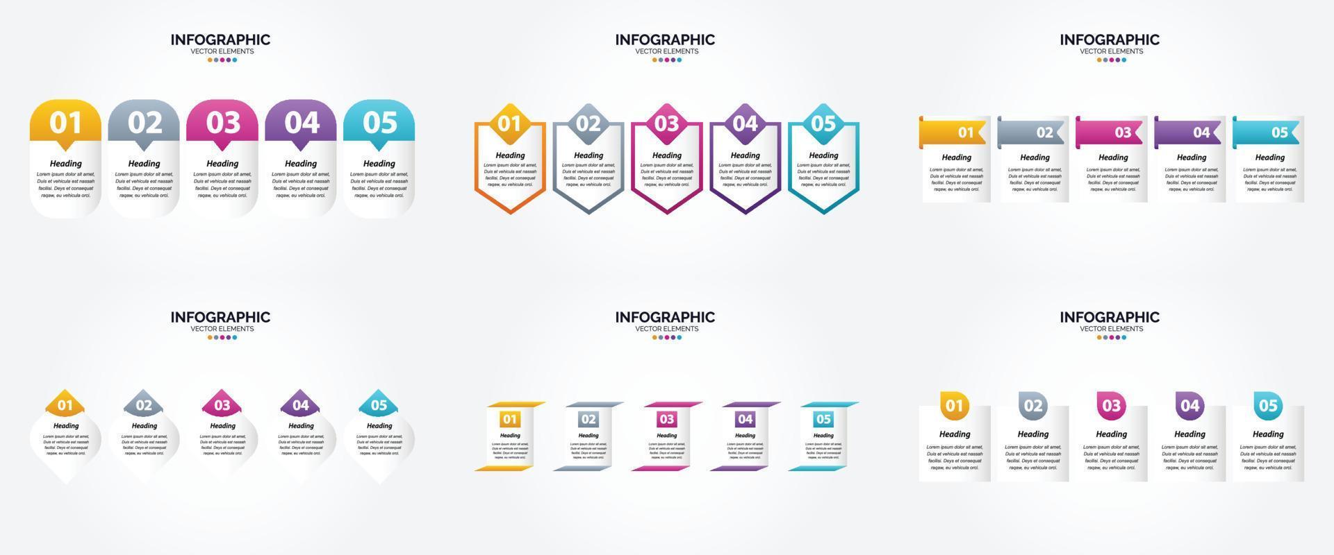 vettore illustrazione infografica piatto design impostato per pubblicità opuscolo aviatore e rivista