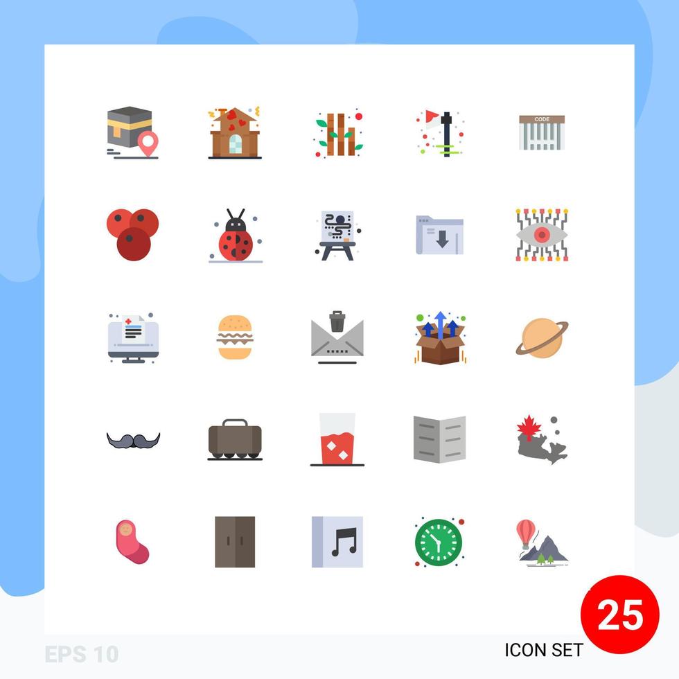 impostato di 25 moderno ui icone simboli segni per codice a barre vacanza persone Halloween ascia modificabile vettore design elementi