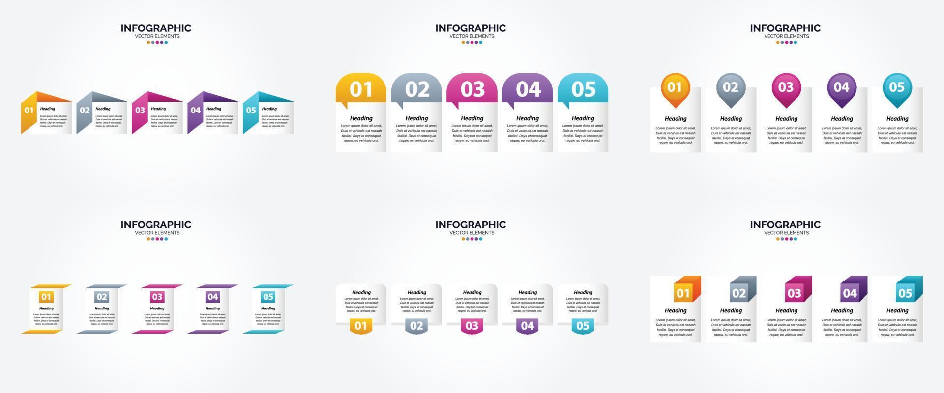 vettore illustrazione infografica piatto design impostato per pubblicità opuscolo aviatore e rivista