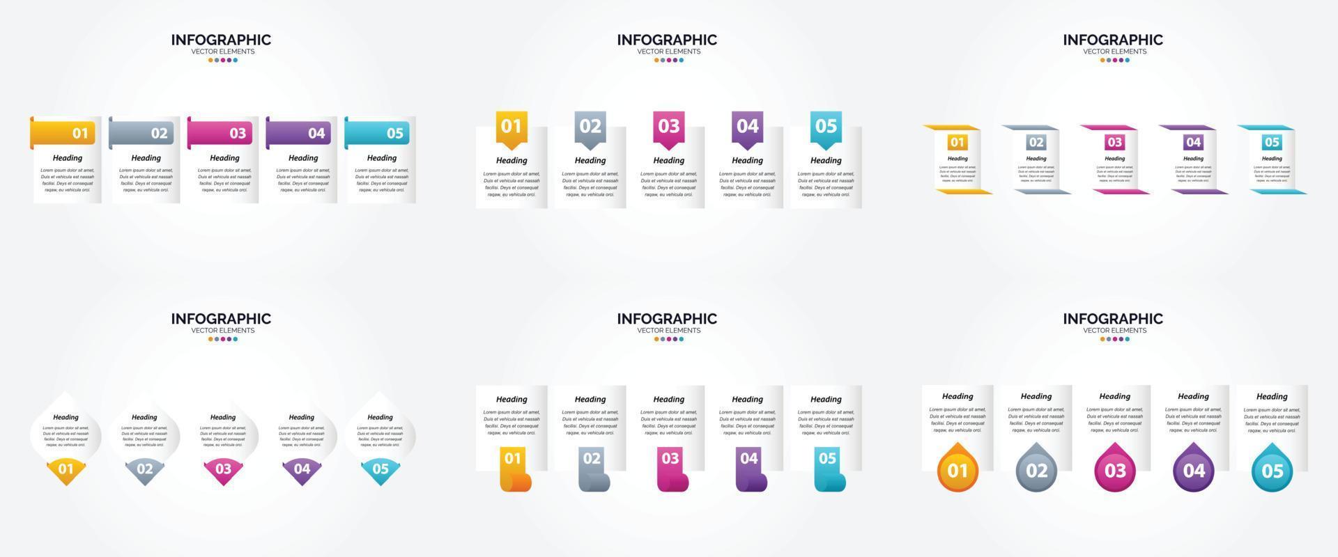 vettore illustrazione infografica piatto design impostato per pubblicità opuscolo aviatore e rivista